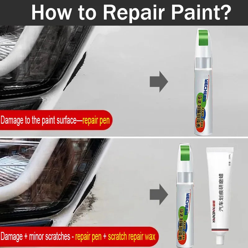 Car Paint Pen Scratch Repair Touch-Up Paint Pen for Renault Kardian Paint Scratch Remover Orange Car Paint Care Accessories