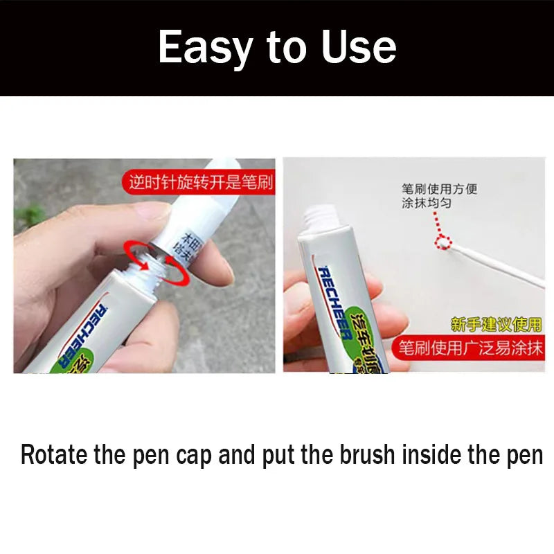 Car Paint Pen Scratch Repair Touch-Up Paint Pen for Renault Kardian Paint Scratch Remover Orange Car Paint Care Accessories