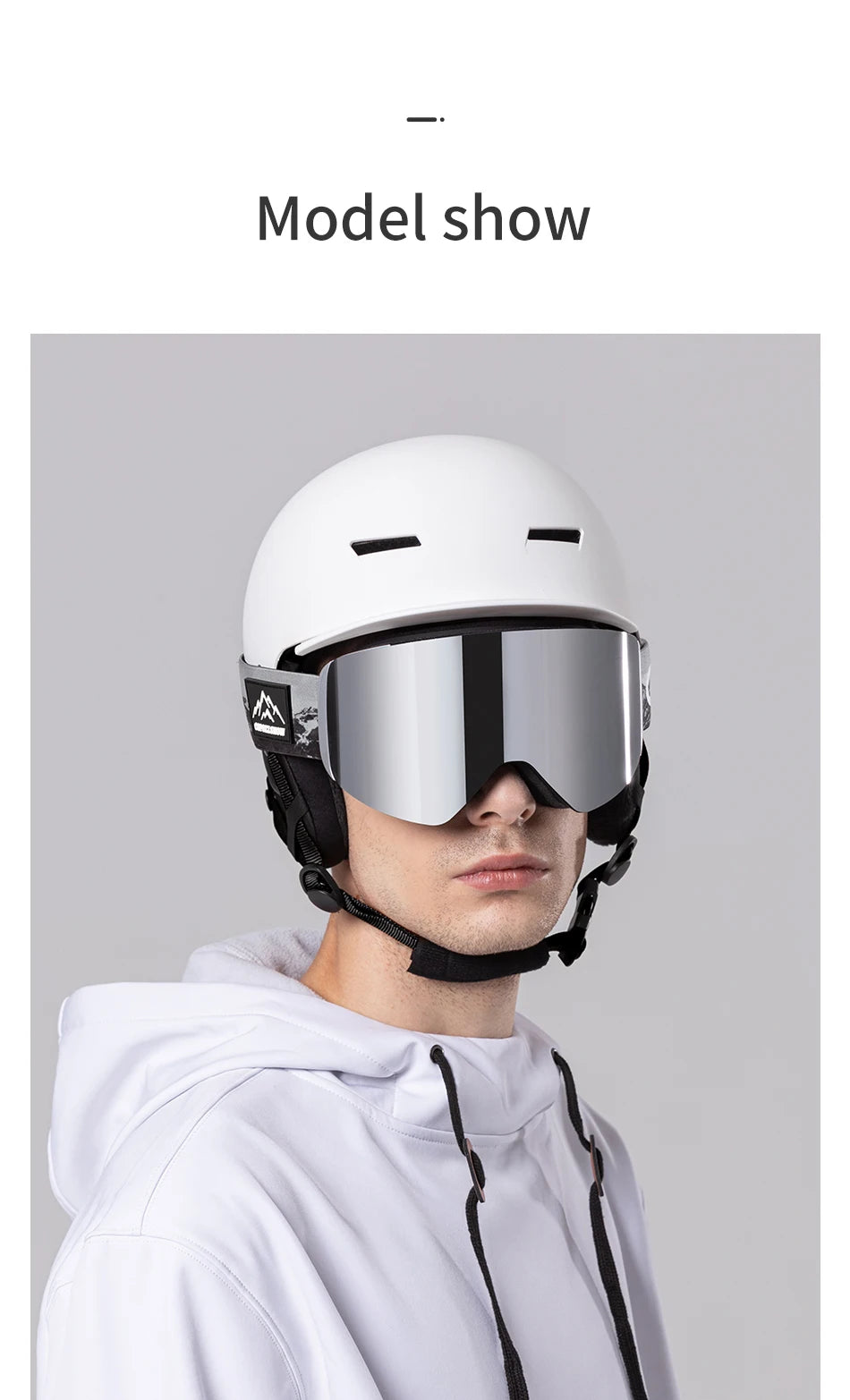 COPOZZ Professional Winter Ski Goggles Magnetic Quick-Change Double Layers Anti-Fog Snowboard goggles Men Women Ski Equipment