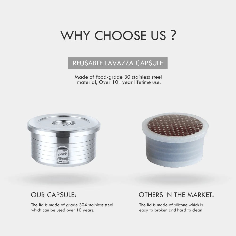 Reusable Coffee Capsule for Delta Q Milk qool Pod Stainless Steel Cápsulas Reutilizáveis Café for Delta q DIQ7323 Machine Filter