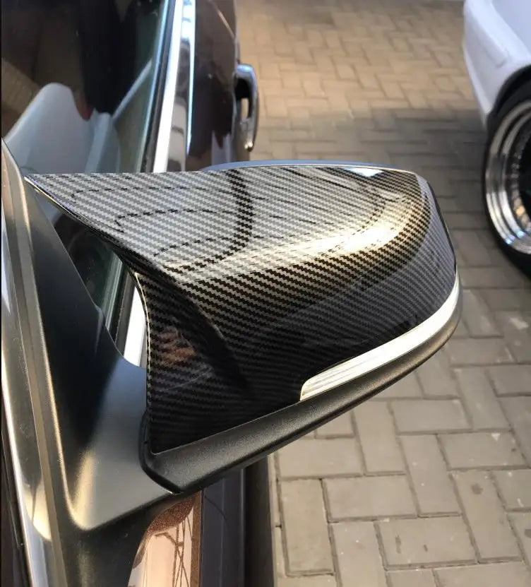 Rearview Mirror Cover Side Wing Rear View Mirror Case Cover Glossy Black For BMW serie 1 2 3 4 F20 F21 F22 F30 F32 F36 X1 F87 M3