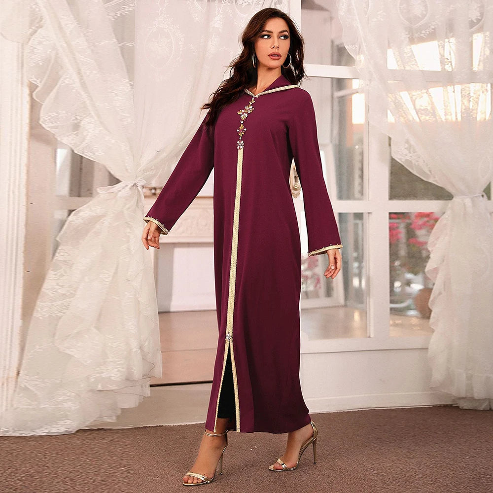 Ramadan Eid Abaya Dubai Turkey Muslim Hijab Long Dress Islamic Clothing African Dresses For Women Robe Musulmane Djellaba Femme