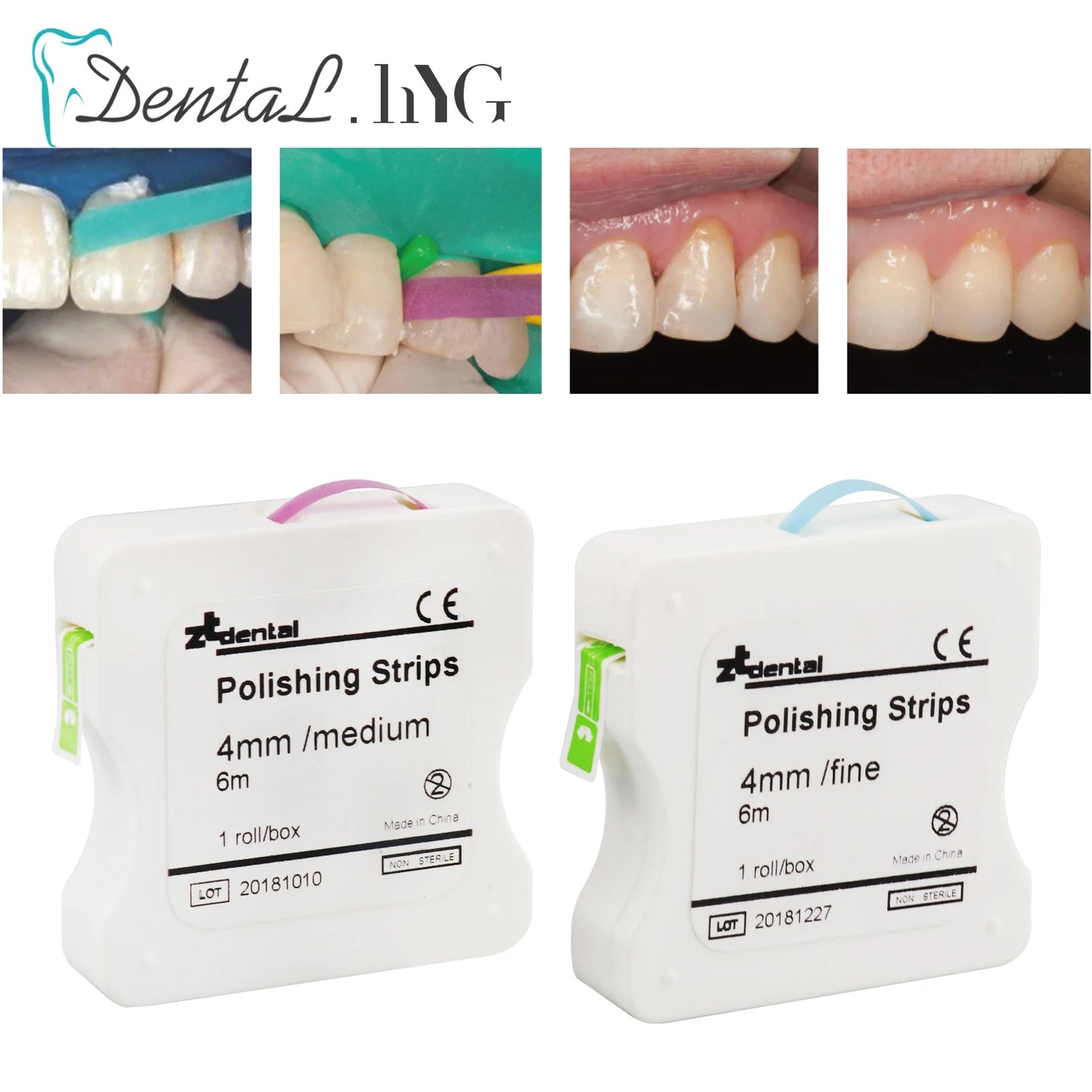 Dental Polishing Strip Roll 4mm Resin Tooth Grinding Sanding Teeth Whitening Dental Tool Dentist Material
