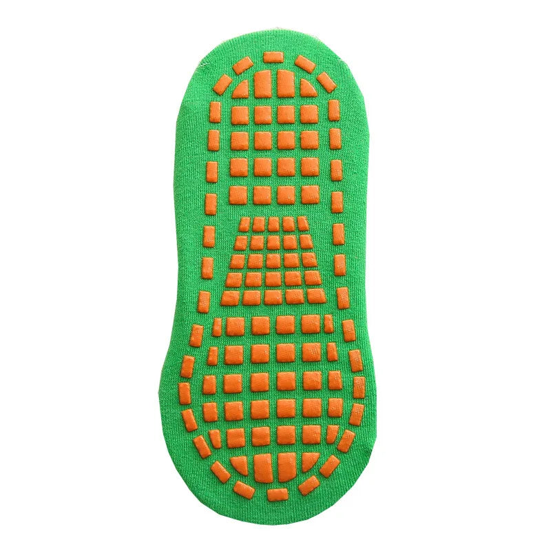 Cotton Kids Adults Anti-Slip Sock Trampoline Sock Cotton Breathable Short Socks Elasticity Sport Boy Girl Outside Child Socks