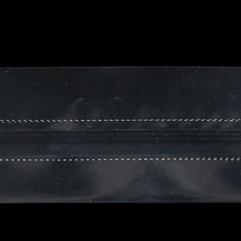 500pcs 7.5*3cm Clear Shrink Wrap Seal Bands With Perforation Lines For Nasal Inhaler For Balm Chapstick Lip Balm Containers