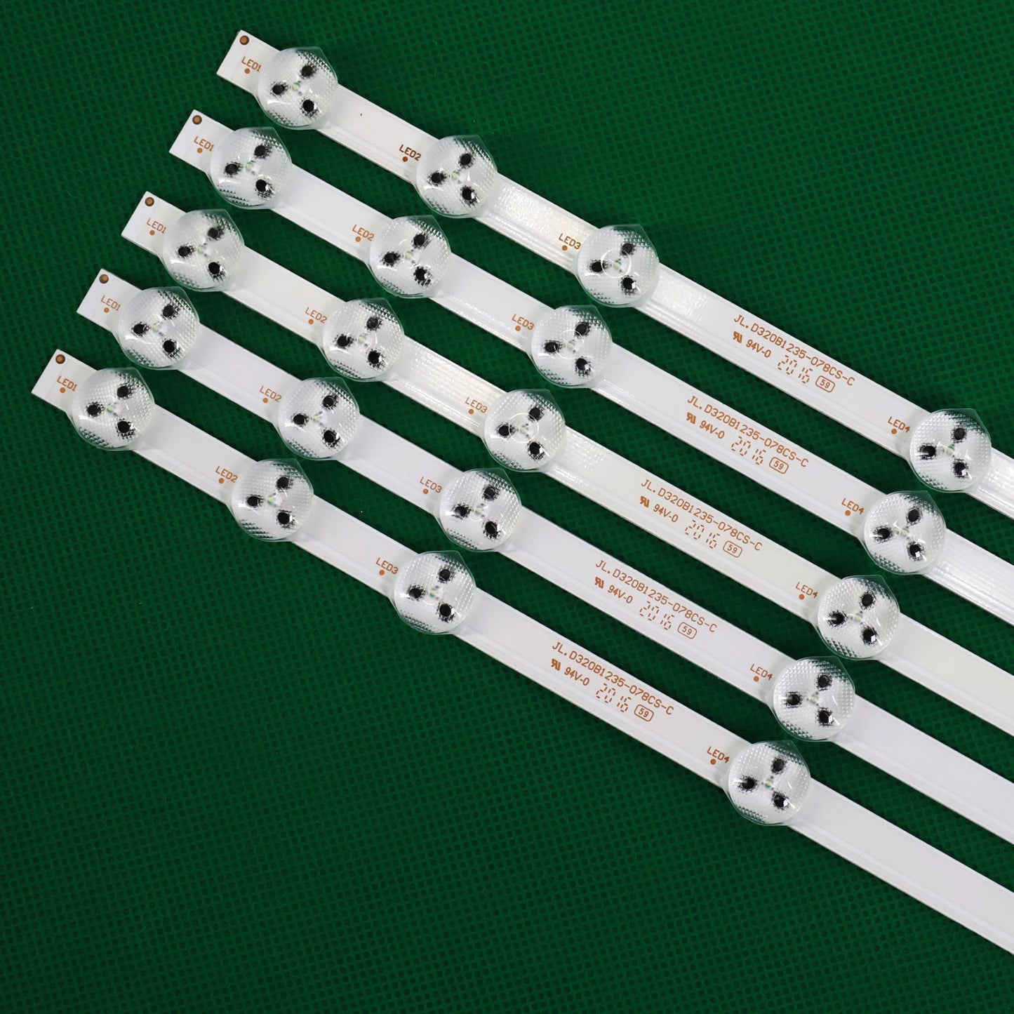 New10pcs/lot 11LED 575mm LED Backlight Strip Replacement for VESTEL 32D1334DB VES315WNDL-01 VES315WNDS-2D-R02 VES315WNDA-01