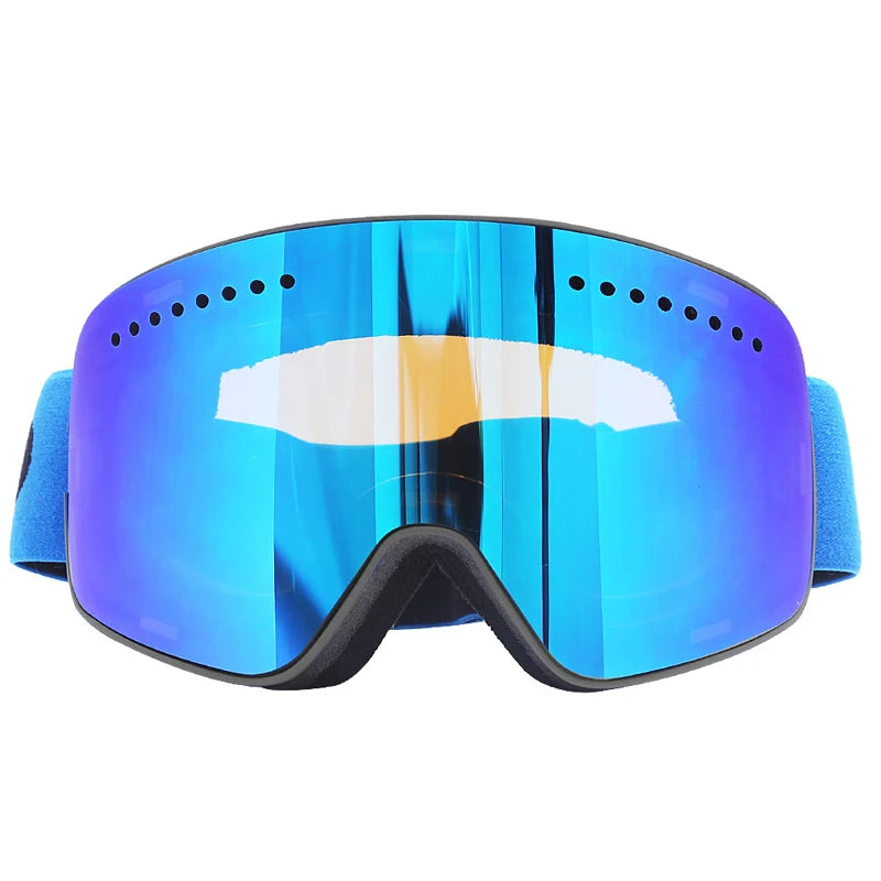 Magnetic Ski Goggles Winter Snow Sports Snowboard Goggles Anti-fog UV Protection Snowmobile Spherical Riding Skiing Eyewear Mask