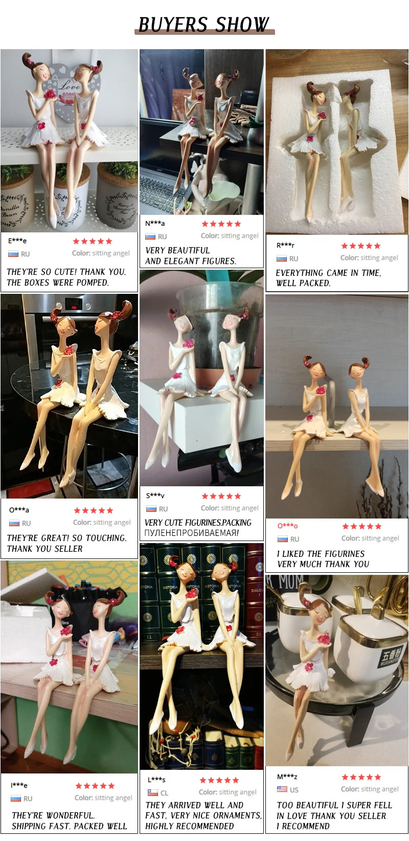 2pcs/set Beautiful Angel Resin Craft Fairy Figurines Wedding Gift Home Decoration hogar moderno fairy nordic garden angel