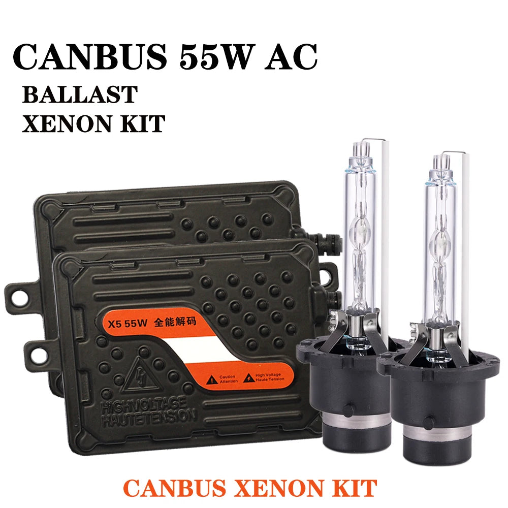 AC 12V 55W Ultra Canbus Fast bright Car HID headlight kit Xenon Ballast D2H D2S 9012 H1 H7 H11 9005 9012 HIR2 H4 Bi-Xenon