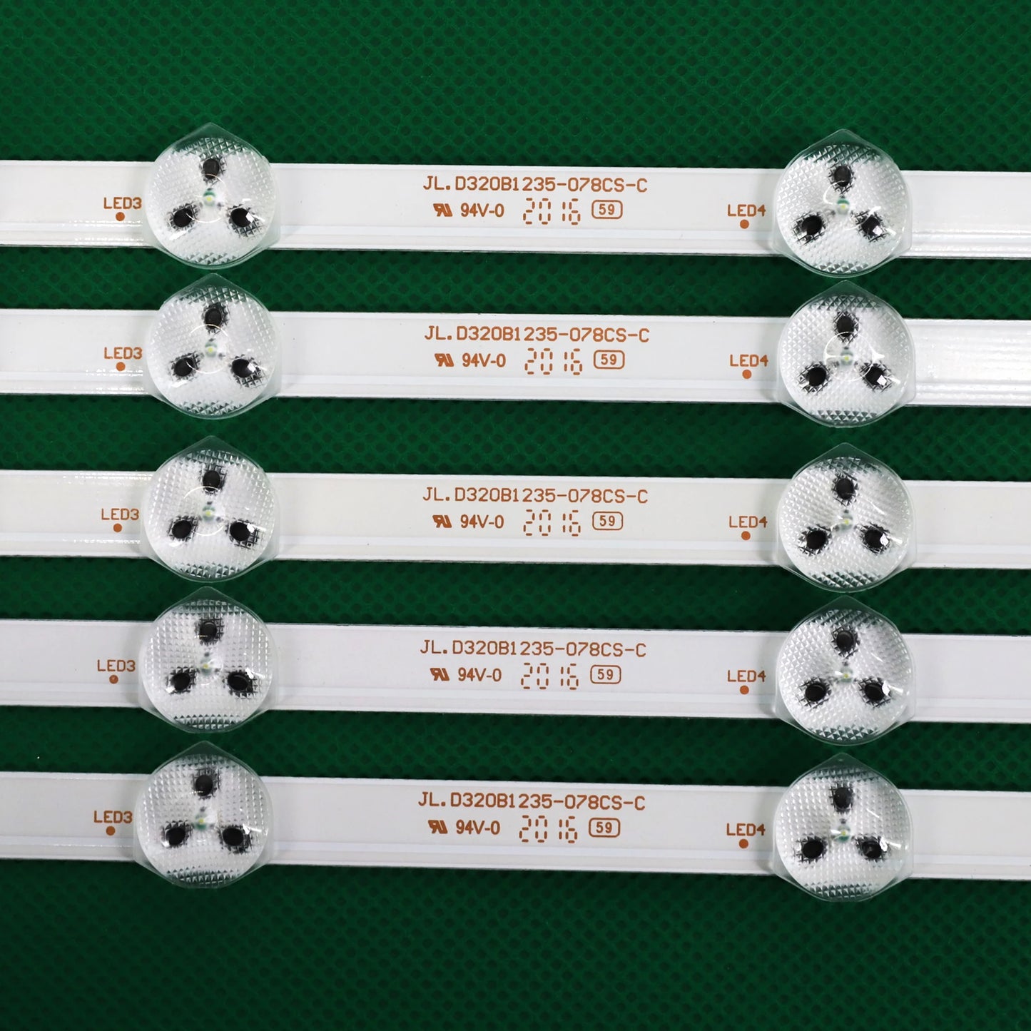 New10pcs/lot 11LED 575mm LED Backlight Strip Replacement for VESTEL 32D1334DB VES315WNDL-01 VES315WNDS-2D-R02 VES315WNDA-01