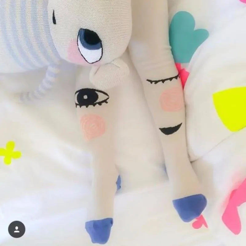 Baby Girls Pants Tights 1-7Y Kids New Autumn Winter Warm Cute Cartoon Big Eyes Pant Long Stockings Velvet Stock For Girls