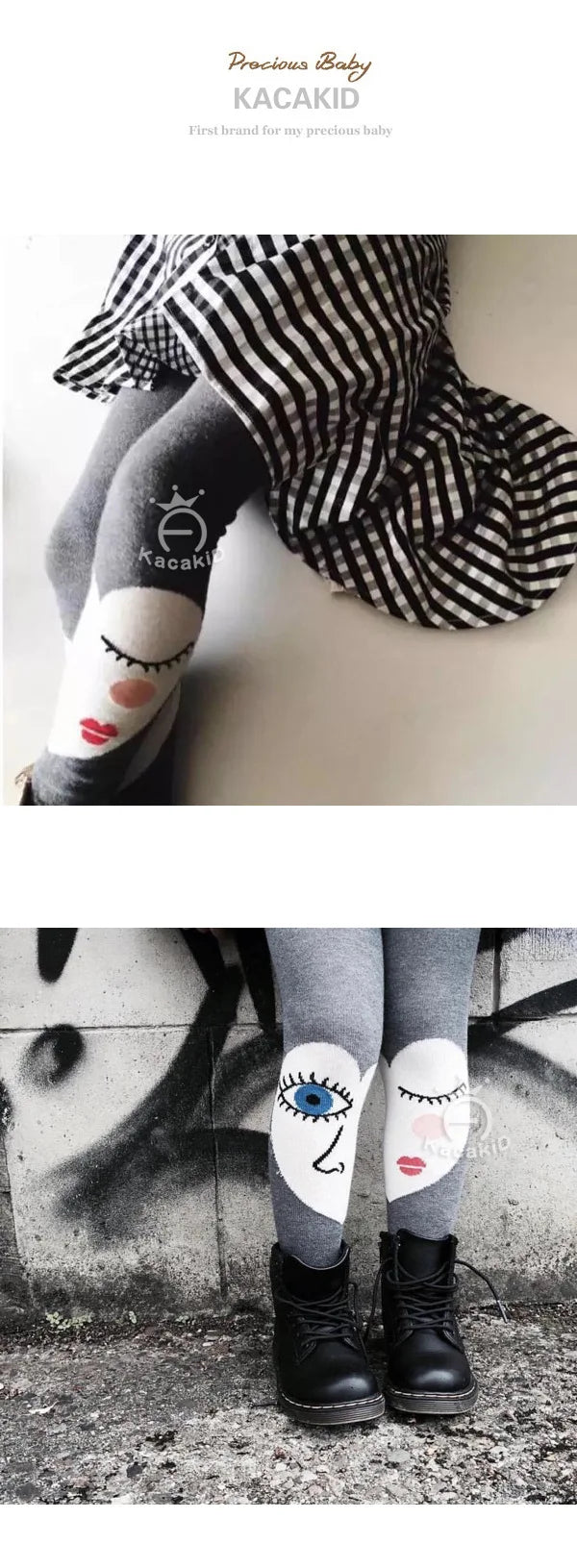 Baby Girls Pants Tights 1-7Y Kids New Autumn Winter Warm Cute Cartoon Big Eyes Pant Long Stockings Velvet Stock For Girls
