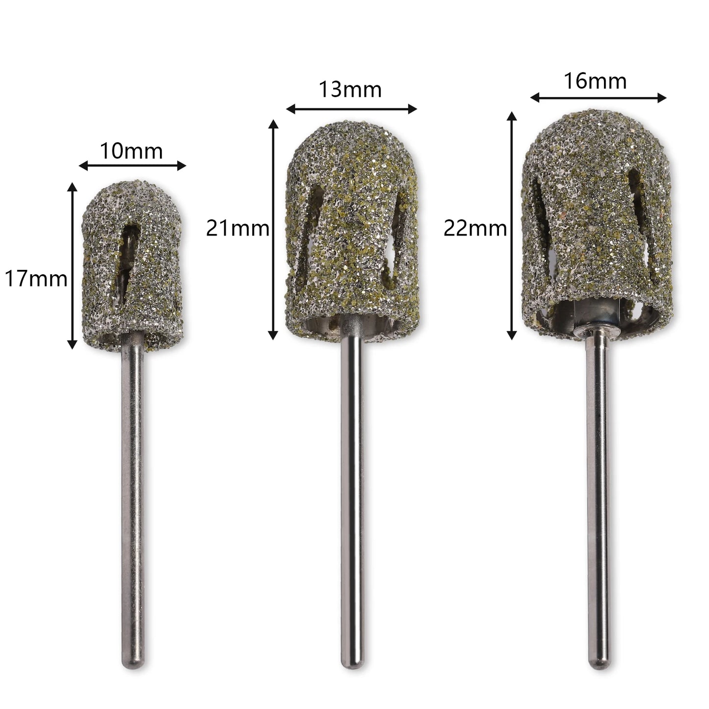 80/120# Nail Drill Bit Diamond pedicure polish Cap Foot Callus Cuticle Cutter Burr Manicure Accessories Milling Electric File