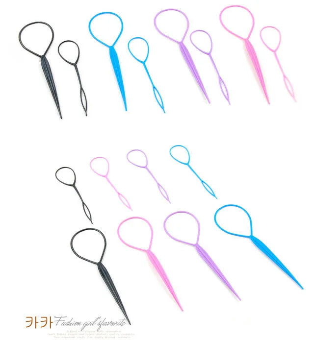 Portable Pattern Pull Pin Magic Wear Hair Stick Hairband Hair Accessories Women Girls Plate Pins Styling Quick Dish Wholesale
