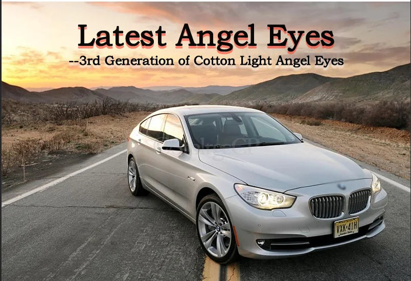 High Quality SMD Cotton Light Switchback LED Angel Eye Ring Kit For BMW E30 E32 E34 Car Accessories