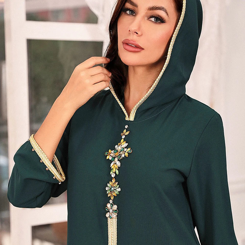 Ramadan Eid Abaya Dubai Turkey Muslim Hijab Long Dress Islamic Clothing African Dresses For Women Robe Musulmane Djellaba Femme