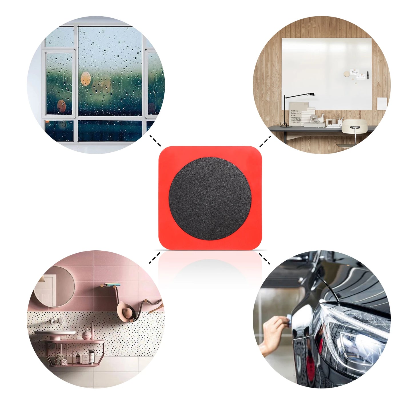 FOSHIO Glass Window Tint Film Adsorption Holder Sheet Vinyl Wrap Carbon Fiber Sticker Fix Aid Tool For Magnet Car Wrapping Tool