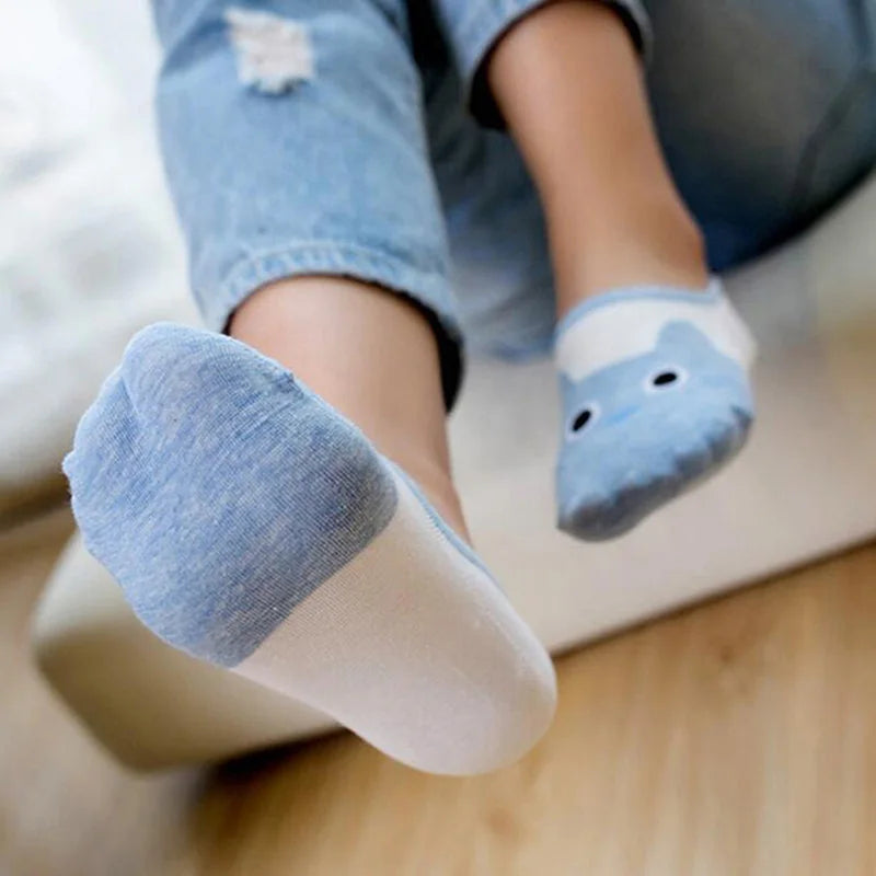 1 Pairs Cartoon Unicorn Cat Fox Socks Cute Animal Women Socks Summer Funny Short Ankle Socks Ladies Cotton Sock Dropship