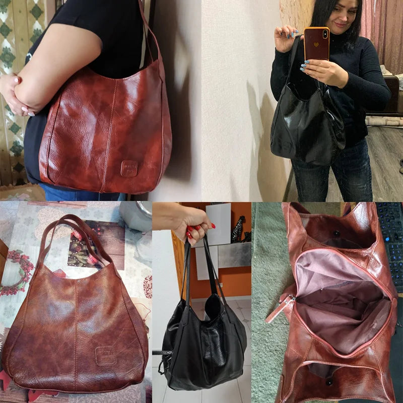 Yogodlns Vintage Women Hand Bag Designers Luxury Handbags Women Shoulder Tote Female Top-handle Bags Fashion Brand