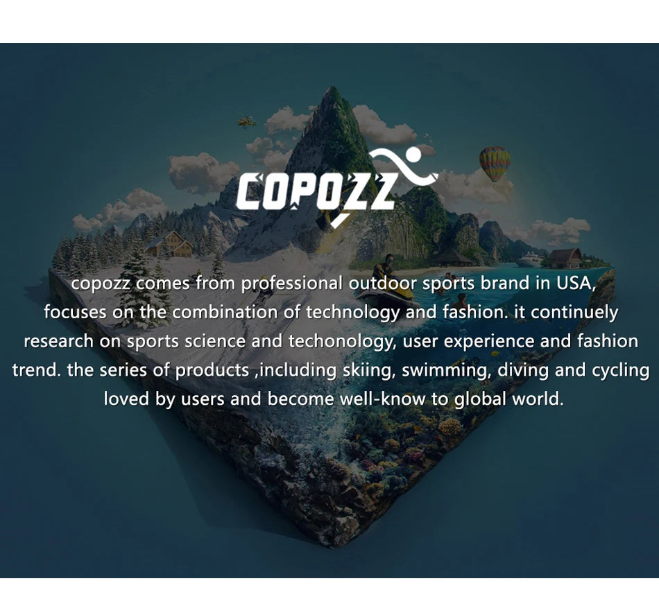 COPOZZ Professional Winter Ski Goggles Magnetic Quick-Change Double Layers Anti-Fog Snowboard goggles Men Women Ski Equipment