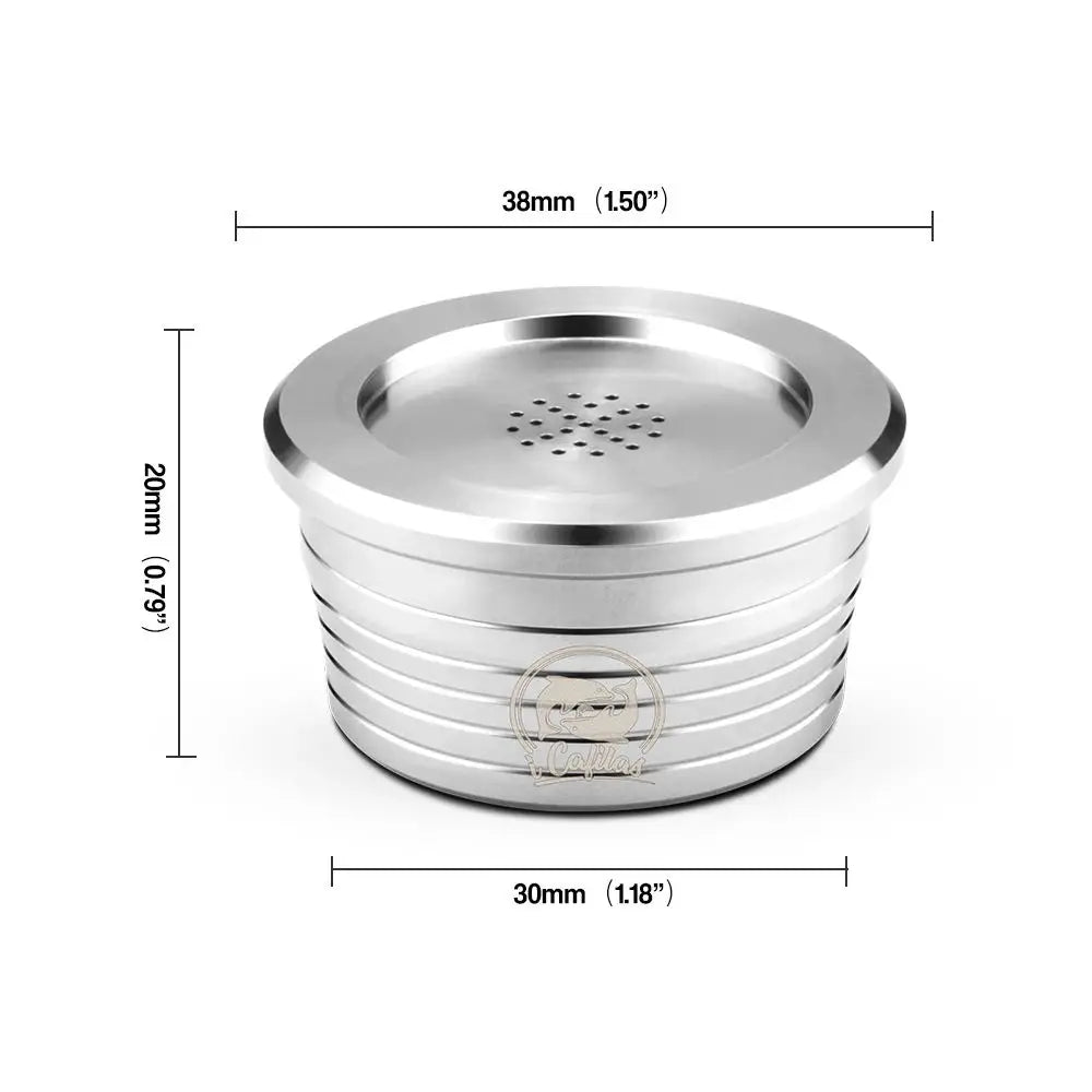 Reusable Coffee Capsule for Delta Q Milk qool Pod Stainless Steel Cápsulas Reutilizáveis Café for Delta q DIQ7323 Machine Filter