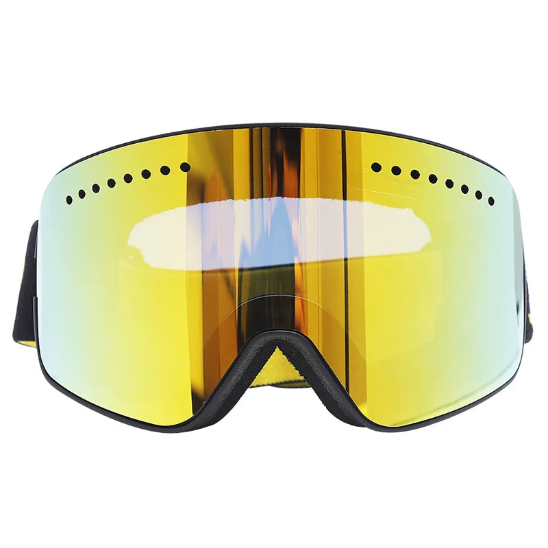 Magnetic Ski Goggles Winter Snow Sports Snowboard Goggles Anti-fog UV Protection Snowmobile Spherical Riding Skiing Eyewear Mask