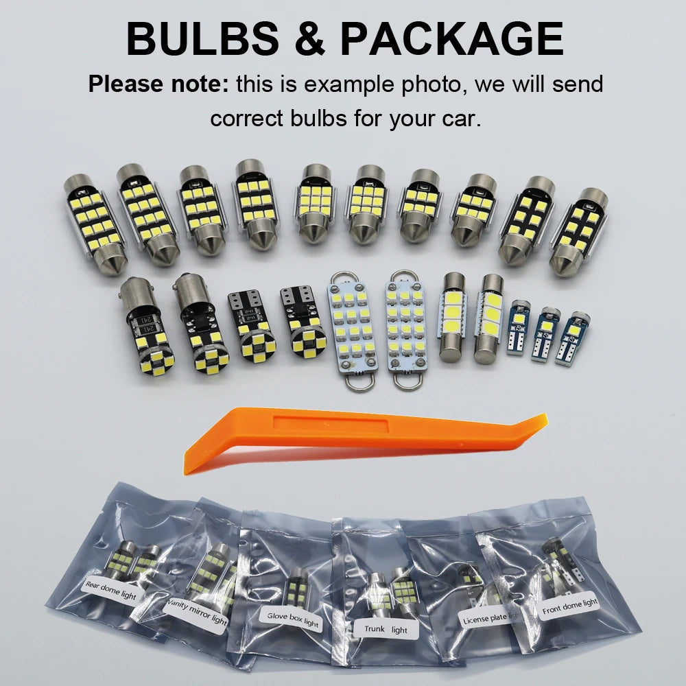 LED Interior Light Bulb Kit For KIA Cerato Spectra K3 LD TD YD 2000-2015 2016 2017 2018 2019 2020 2021 Car Dome Map Lamp Canbus