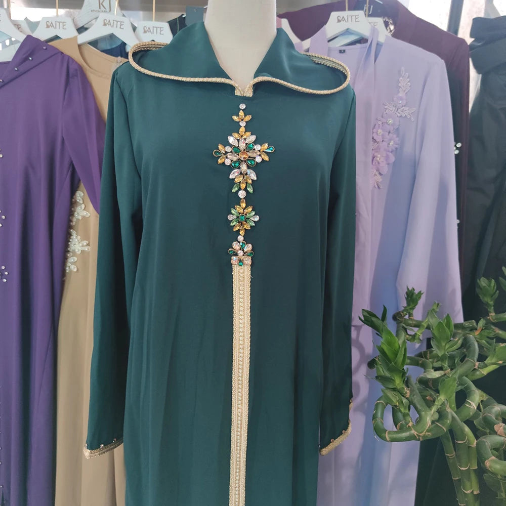 Ramadan Eid Abaya Dubai Turkey Muslim Hijab Long Dress Islamic Clothing African Dresses For Women Robe Musulmane Djellaba Femme