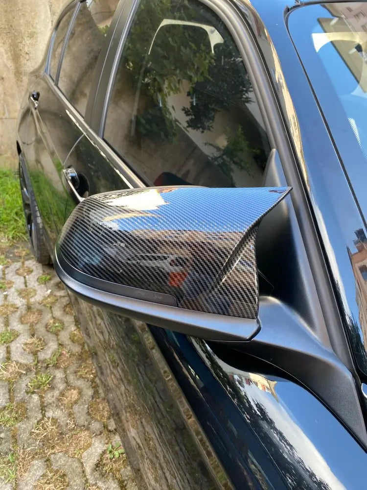 Rearview Mirror Cover Side Wing Rear View Mirror Case Cover Glossy Black For BMW serie 1 2 3 4 F20 F21 F22 F30 F32 F36 X1 F87 M3
