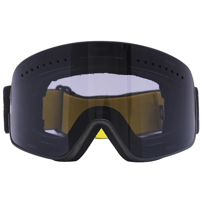Magnetic Ski Goggles Winter Snow Sports Snowboard Goggles Anti-fog UV Protection Snowmobile Spherical Riding Skiing Eyewear Mask