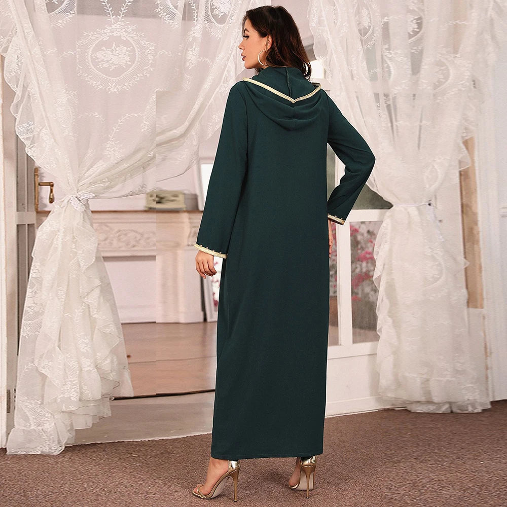Ramadan Eid Abaya Dubai Turkey Muslim Hijab Long Dress Islamic Clothing African Dresses For Women Robe Musulmane Djellaba Femme