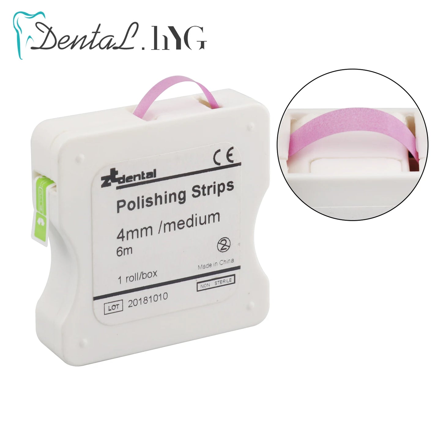 Dental Polishing Strip Roll 4mm Resin Tooth Grinding Sanding Teeth Whitening Dental Tool Dentist Material