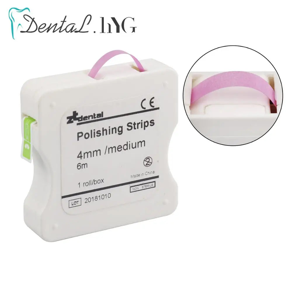 Dental Polishing Strip Roll 4mm Resin Tooth Grinding Sanding Teeth Whitening Dental Tool Dentist Material