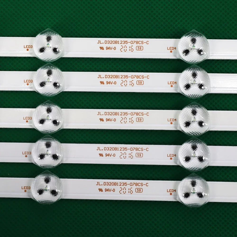 New10pcs/lot 11LED 575mm LED Backlight Strip Replacement for VESTEL 32D1334DB VES315WNDL-01 VES315WNDS-2D-R02 VES315WNDA-01