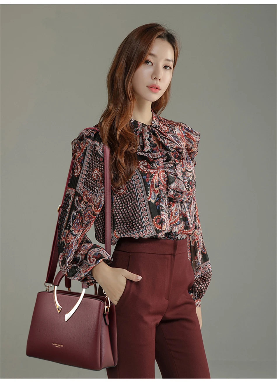GENUINE VANDERWAH High Quality Leather Casual Tote Luxury Handbags Women Bags Designer Shoulder Crossbody Bags for Women 2021
