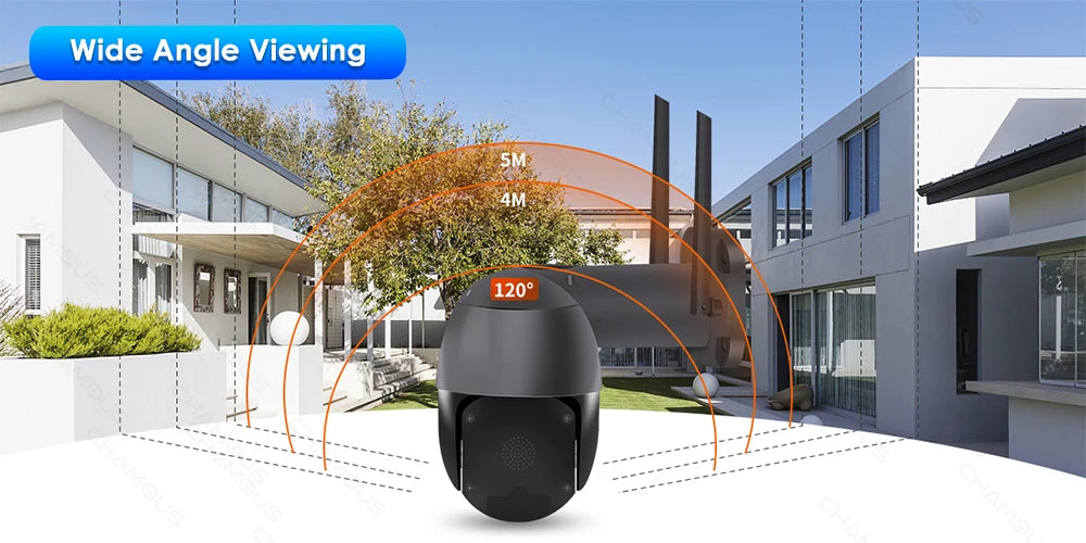 4K 8MP WiFi Solar Camera Outdoor Battery WiFi IP Cam Dual Lens Dual Screen Security-Protection Wireless Surveillance CCTV