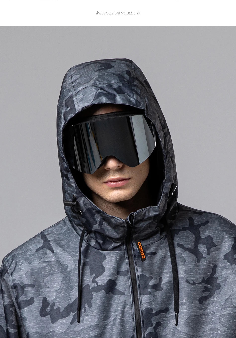 COPOZZ Professional Winter Ski Goggles Magnetic Quick-Change Double Layers Anti-Fog Snowboard goggles Men Women Ski Equipment