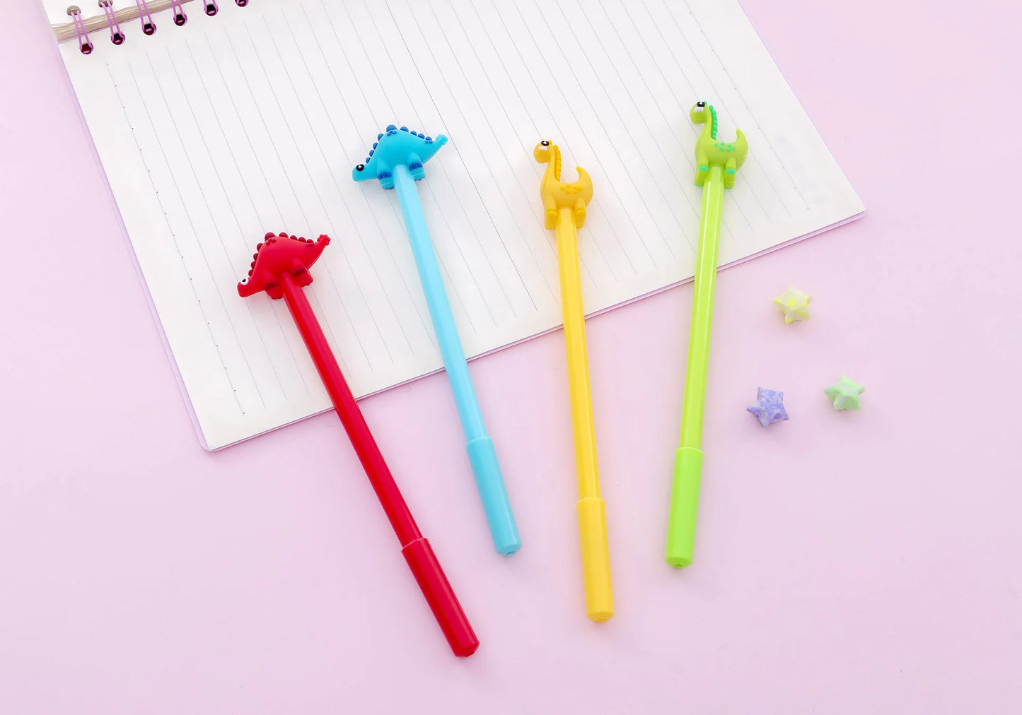 4 pcs/lot Cute Little Dinosaur 0.5mm Gel Pen Set Ink Pen Promotional Gift Stationery School & Office Supply
