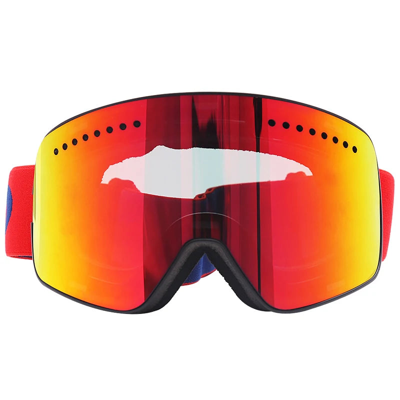 Magnetic Ski Goggles Winter Snow Sports Snowboard Goggles Anti-fog UV Protection Snowmobile Spherical Riding Skiing Eyewear Mask
