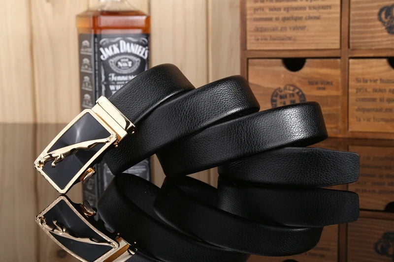 gold buckle jaguar mens belts luxury 2020 new hot designer strap high quality fiber leather 160 cm 150 140 automatic 170 180 130