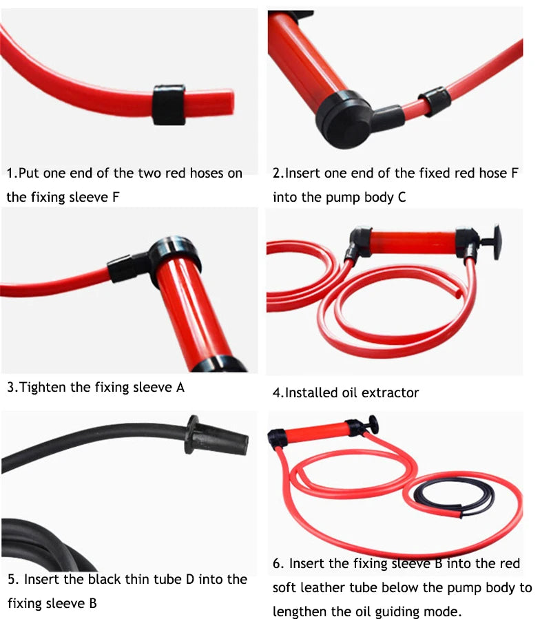 Manual Oil Pump for Pumping Oil Gas Siphon SuckerTransfer Hand Pump for Oil Liquid Water Chemical Transfer Pump Car-styling