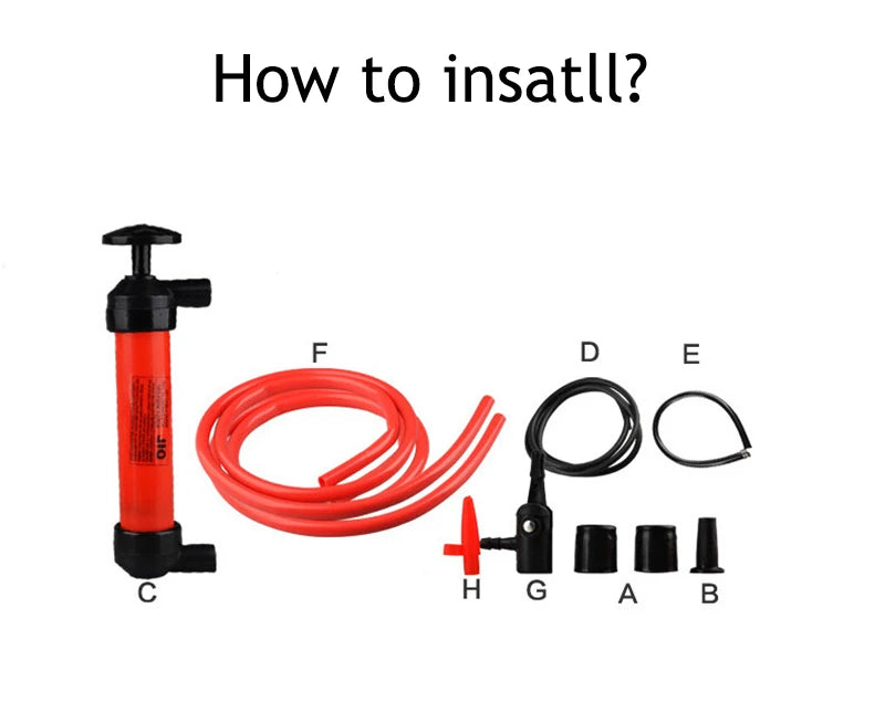 Manual Oil Pump for Pumping Oil Gas Siphon SuckerTransfer Hand Pump for Oil Liquid Water Chemical Transfer Pump Car-styling