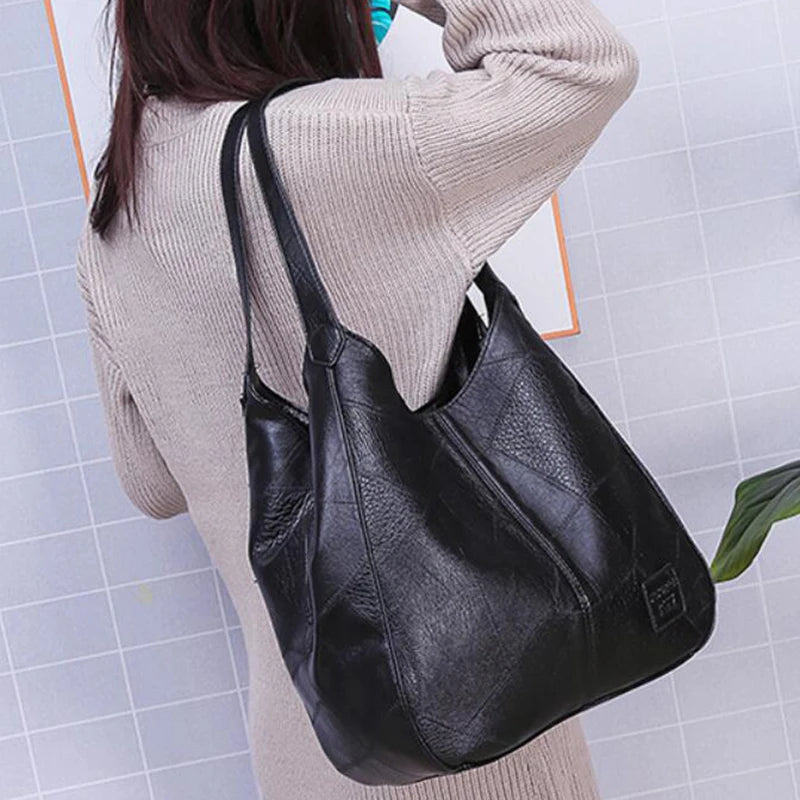 Yogodlns Vintage Women Hand Bag Designers Luxury Handbags Women Shoulder Tote Female Top-handle Bags Fashion Brand