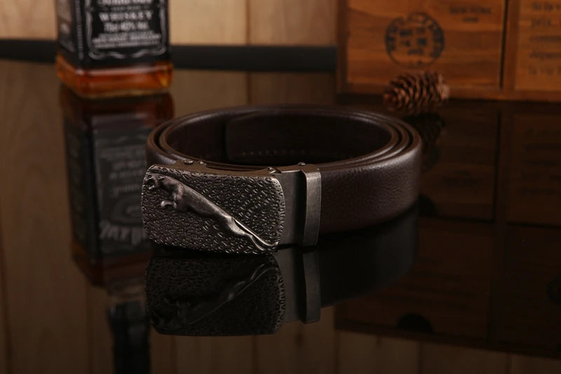 gold buckle jaguar mens belts luxury 2020 new hot designer strap high quality fiber leather 160 cm 150 140 automatic 170 180 130