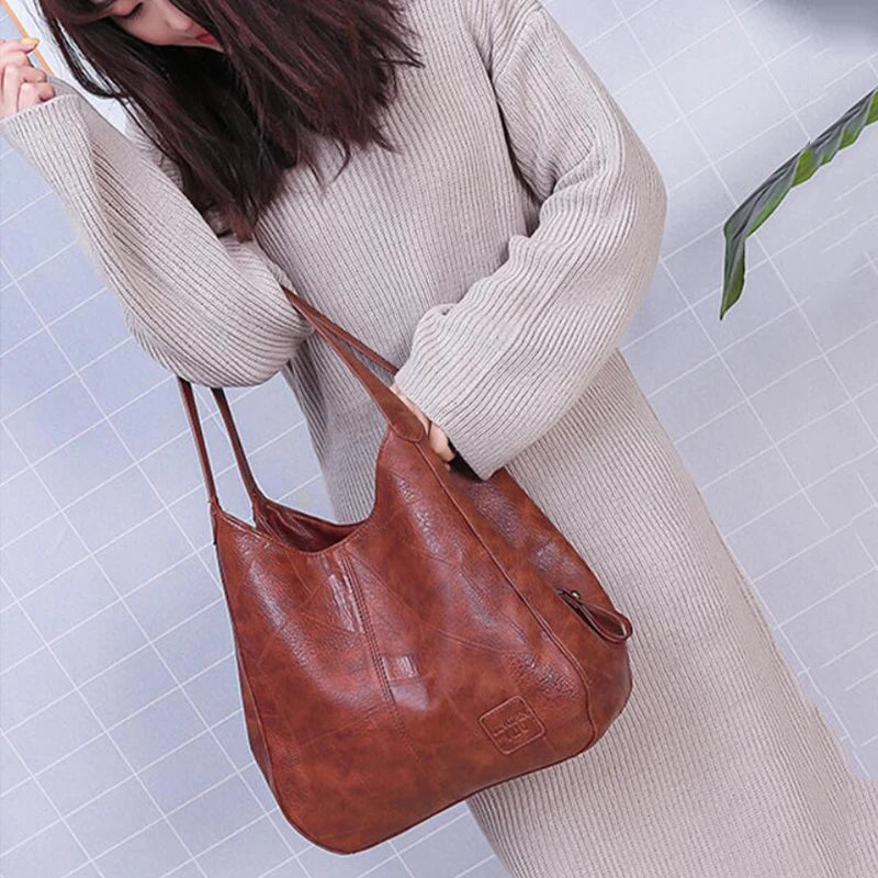 Yogodlns Vintage Women Hand Bag Designers Luxury Handbags Women Shoulder Tote Female Top-handle Bags Fashion Brand