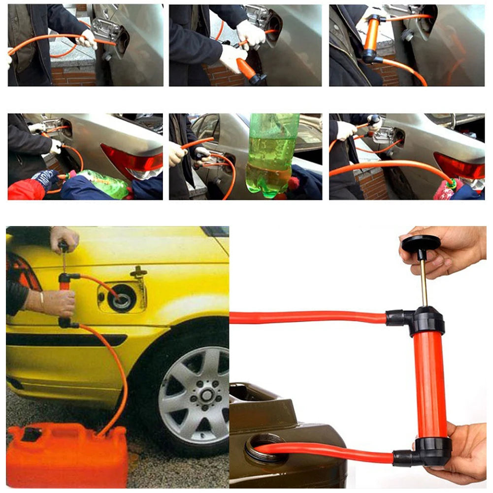 Manual Oil Pump for Pumping Oil Gas Siphon SuckerTransfer Hand Pump for Oil Liquid Water Chemical Transfer Pump Car-styling