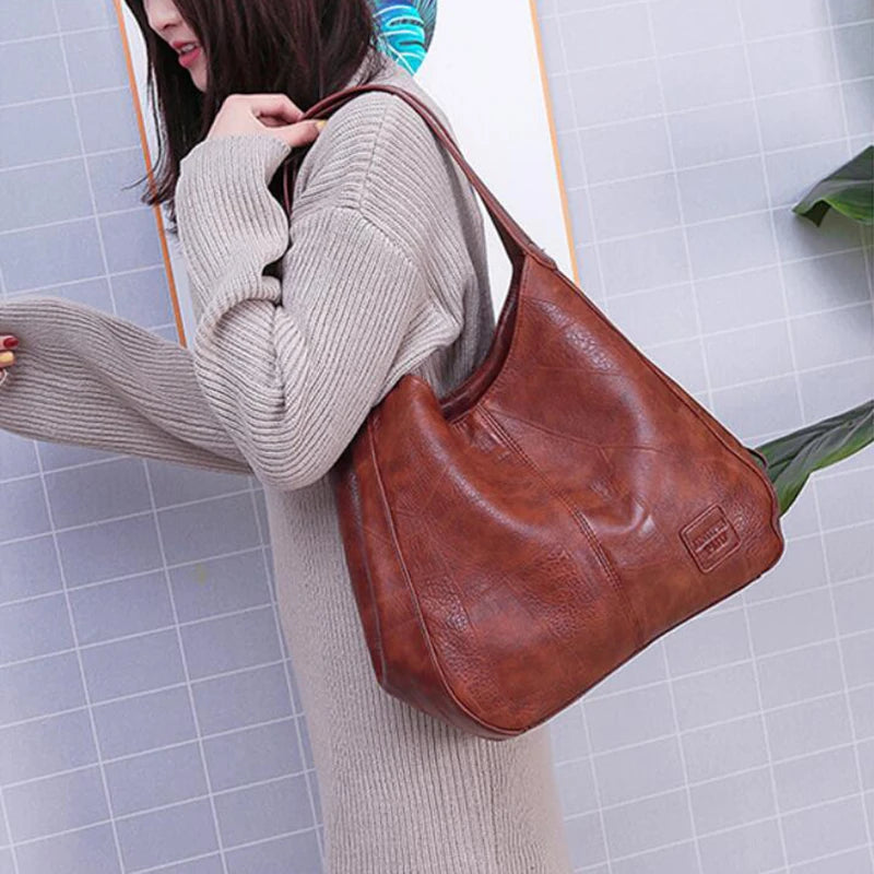 Yogodlns Vintage Women Hand Bag Designers Luxury Handbags Women Shoulder Tote Female Top-handle Bags Fashion Brand