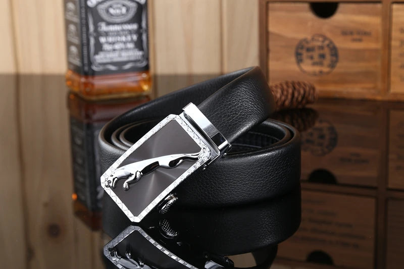 gold buckle jaguar mens belts luxury 2020 new hot designer strap high quality fiber leather 160 cm 150 140 automatic 170 180 130