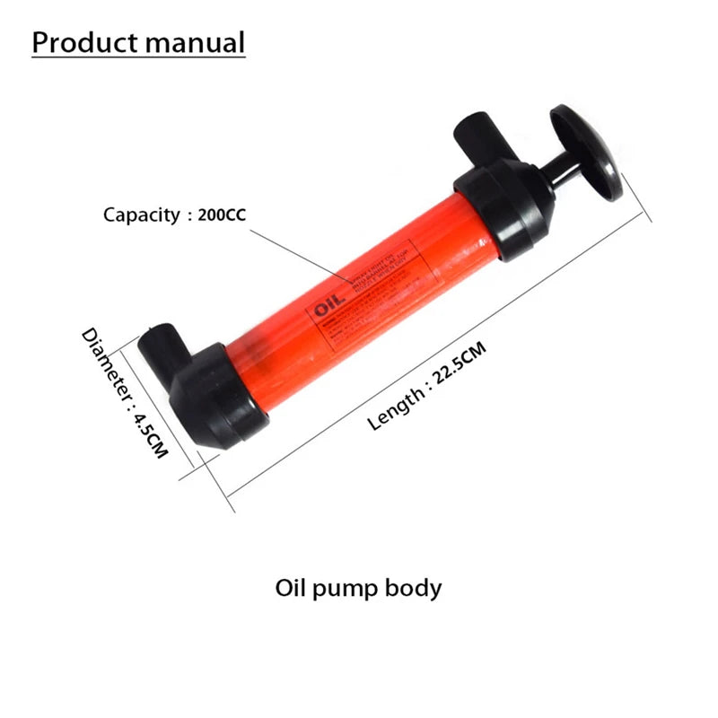 Manual Oil Pump for Pumping Oil Gas Siphon SuckerTransfer Hand Pump for Oil Liquid Water Chemical Transfer Pump Car-styling