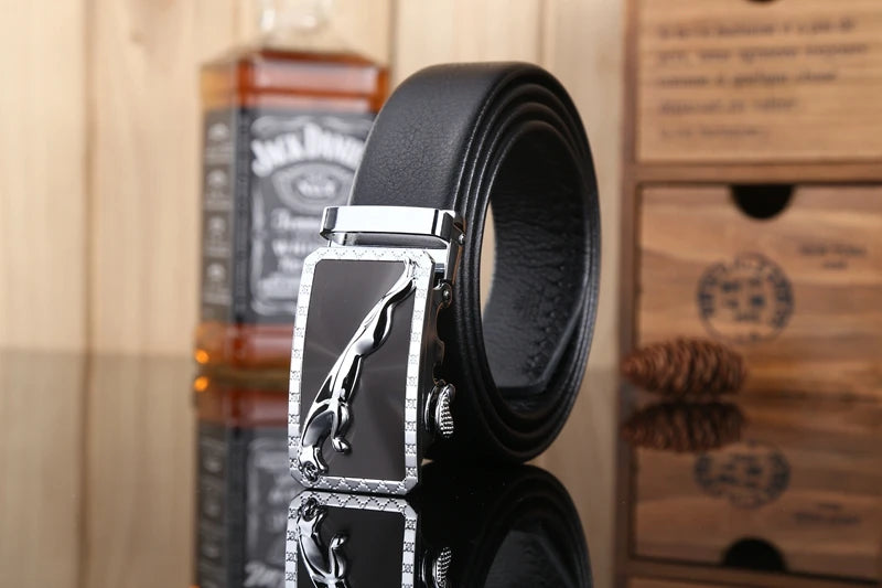 gold buckle jaguar mens belts luxury 2020 new hot designer strap high quality fiber leather 160 cm 150 140 automatic 170 180 130
